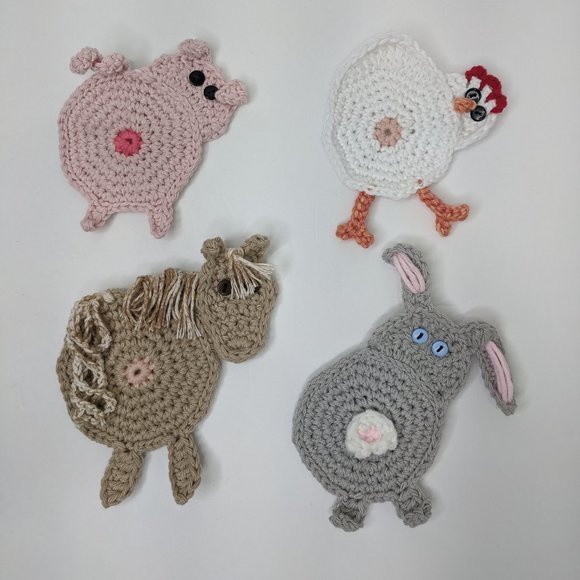 Hand Crafted Gift Ideas Whimsical Cache Jewelry Crochet Handmade Upcycle Lace - Picture 10 of 15